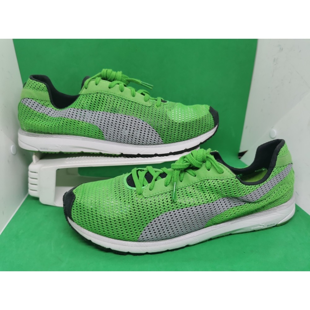 Rare Puma Mens Size 12 Faas 250 Green Shadow Athletic Running Shoes Sneakers